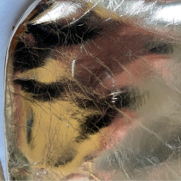 Betsey Johnson Betseyville Ruf Love Crossbody Handbag in Gold with Black accents - Picture 5 of 13